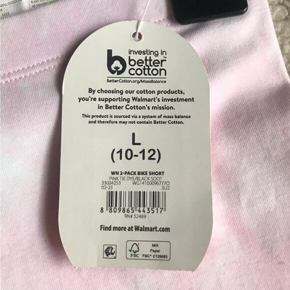 NWT … WONDER NATION “Size: L - (10-12)” Tie Dyed Shorts - Picture 5 of 5